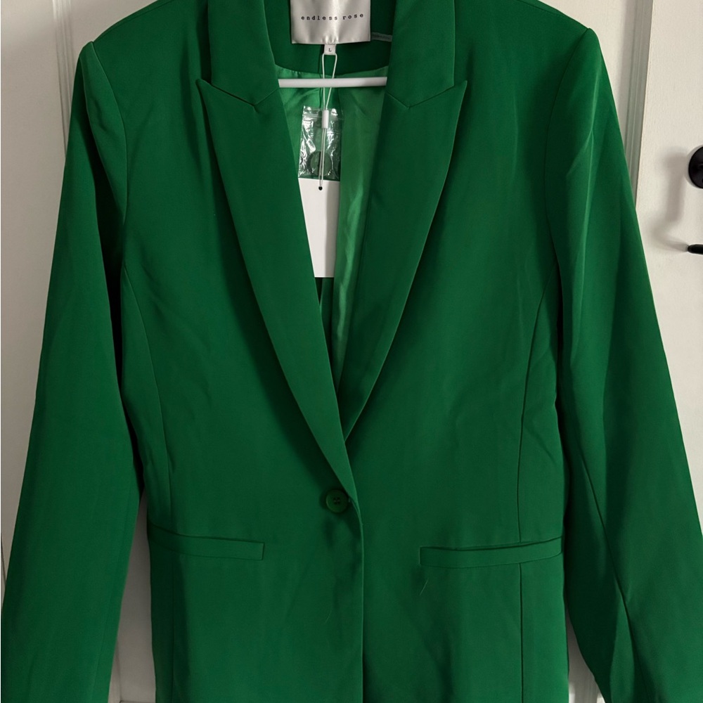 Green Women's Blazer